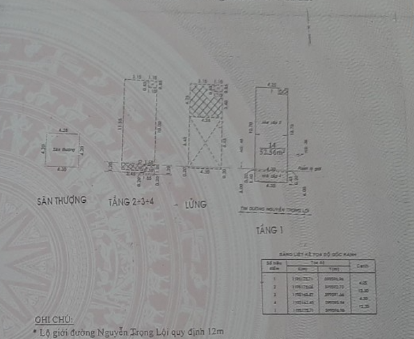 Căn Mặt Tiền chỉ 11.8 tỷ TL, Nguyễn Trọng Lội,P4, Tân Bình, 4.4*12m, 4 lầu  