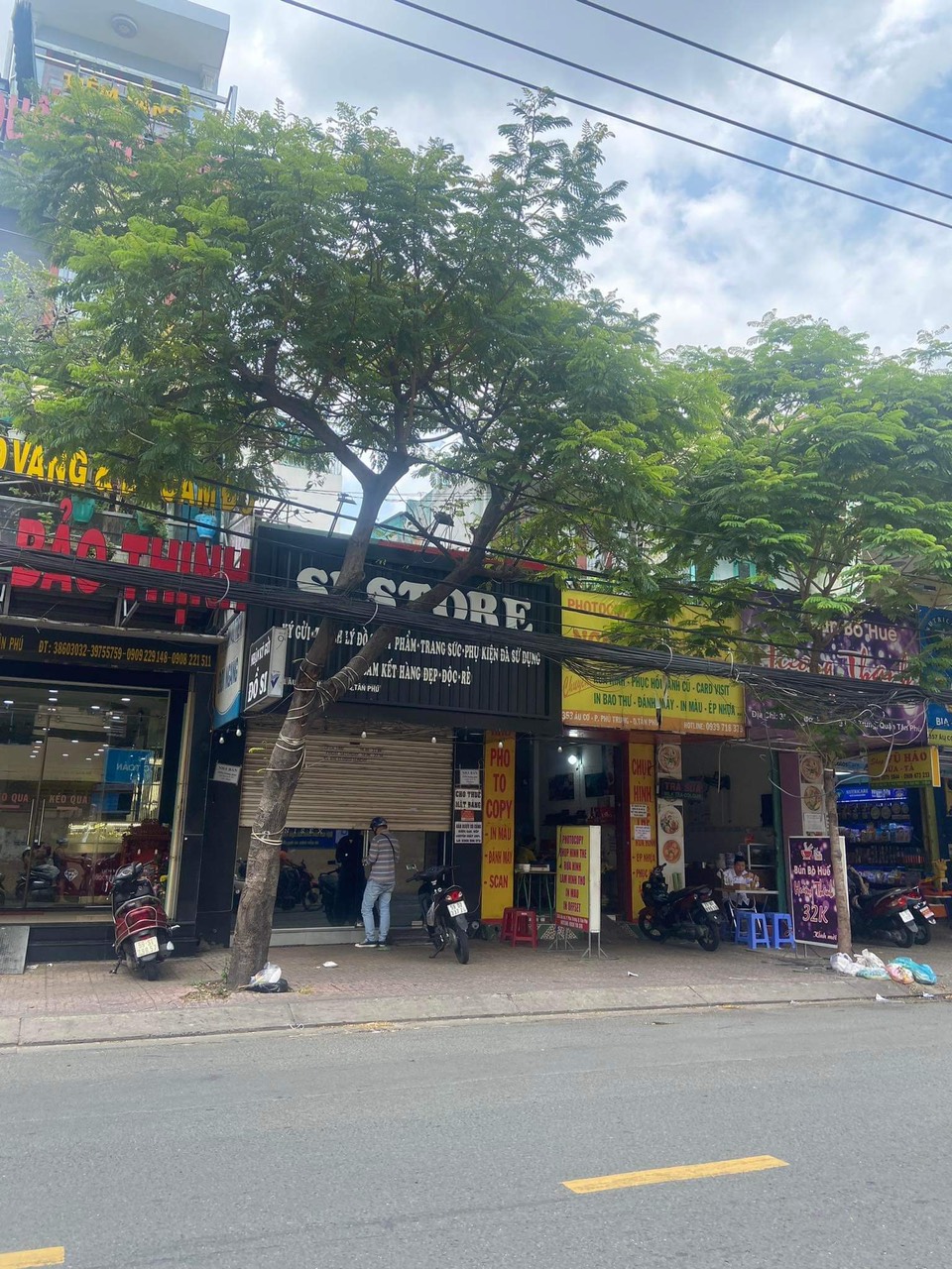 Bán nhà mặt tiền 351 Âu Cơ, phường Phú Trung, Quận Tân Phú.