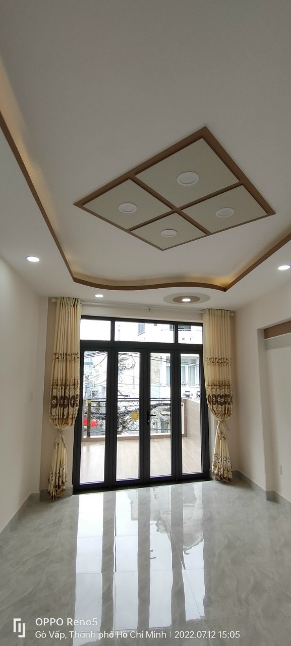 Bán nhà Chu Văn An 60m2 (4x15m) vuông vức ,hẻm 10m xe hơi đậu trước nhà .