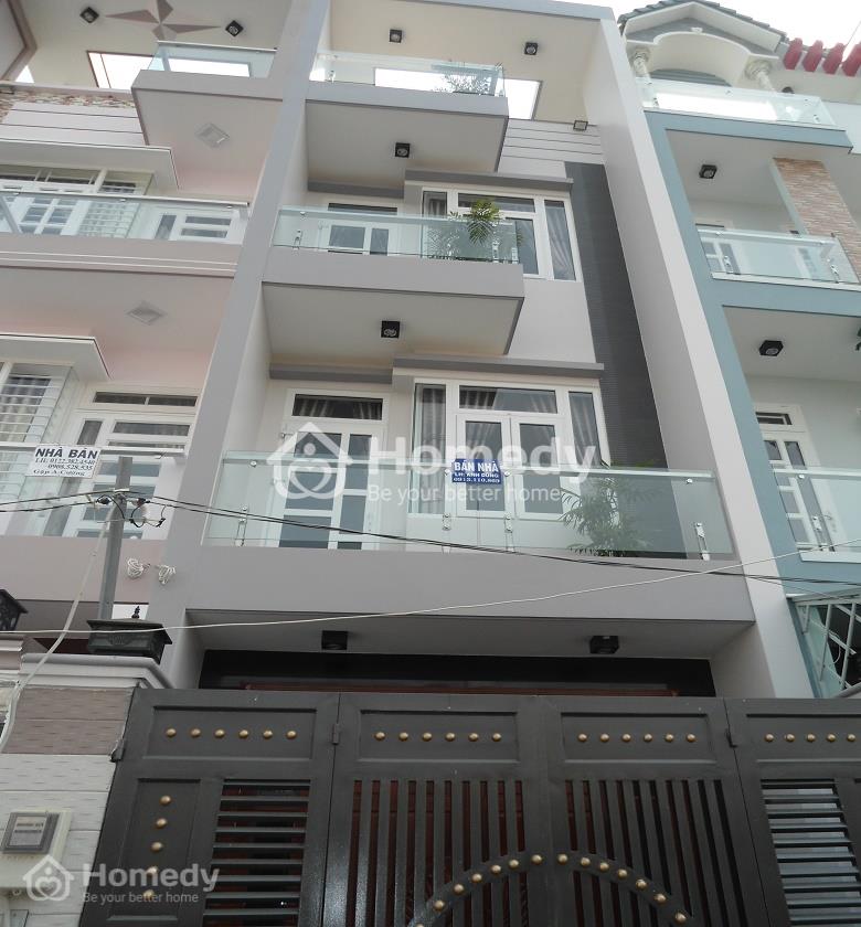 Nhà mới 1 trệt 2 lầu ST hẻm 7m Nguyễn Oanh, P17, DT: 4,3x16m, giá chỉ 6.8 tỷ TL