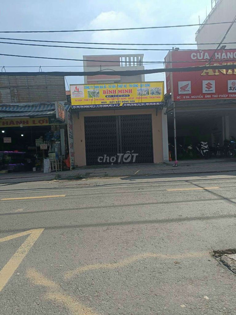 Bán nhà Mặt tiền Nguyễn Ảnh Thủ, Quận 12. Vị trí đẹp, không lỗi phong thuỷ