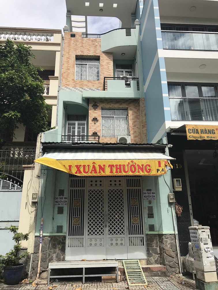 Bán nhà Mặt tiền Mai Xuân Thưởng, ngang 4m5 dài 18m, 3 lầu, Q.6