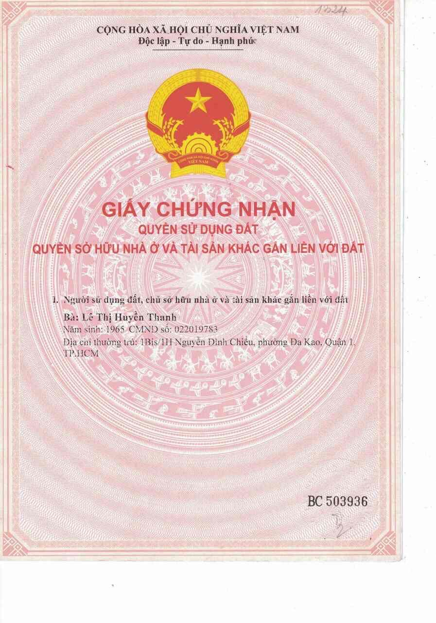 Cần bán căn hộ 1 PN tòa nhà Lancaster Lê Thánh Tôn Q1, DT 72m²giá 10.5 tỷ TL