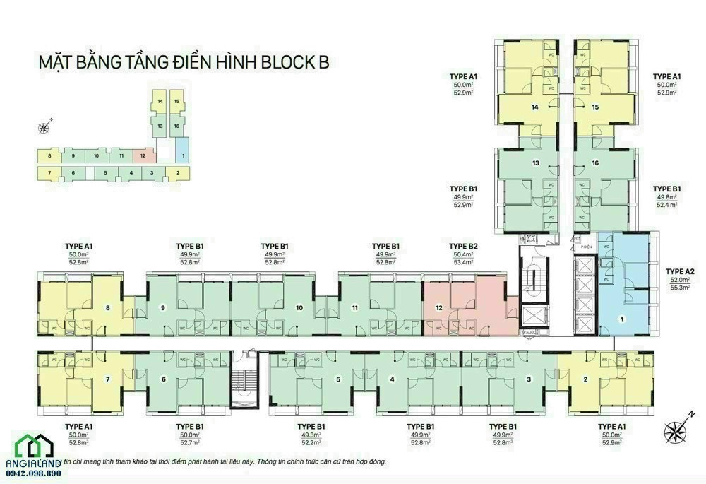 Bán gấp căn hộ tầng 10 Citi Alto Q2 Tp.Thủ Đức 55m2