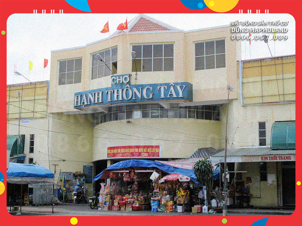 Nhà kinh doanh 4 tầng trong chợ Hạnh Thông Tây, Quang Trung, P11, Gò Vấp.