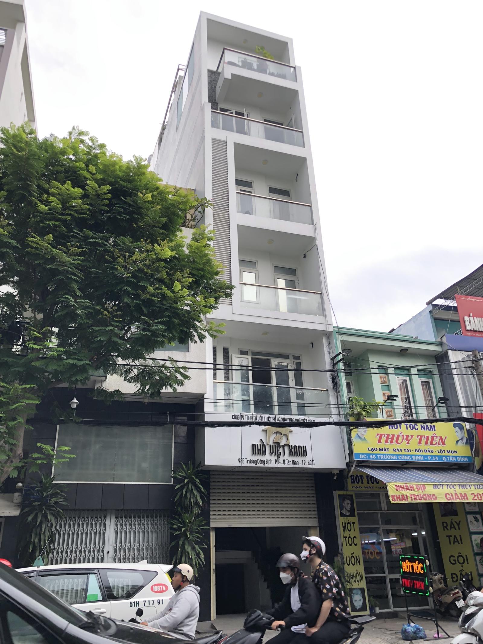 DT: 4x20m; bán nhà mặt tiền Nguyễn Hồng Đào, Tân Bình; nhà mới 5 tầng vị trí đẹp
