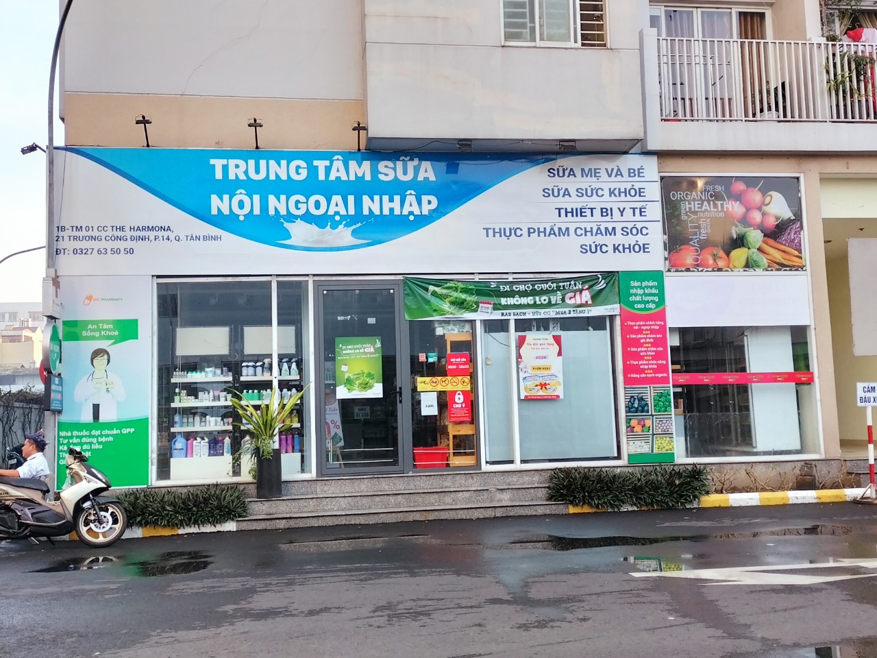 Cho thuê Căn Shop house Góc 2 MT - Chung cư Harnona 