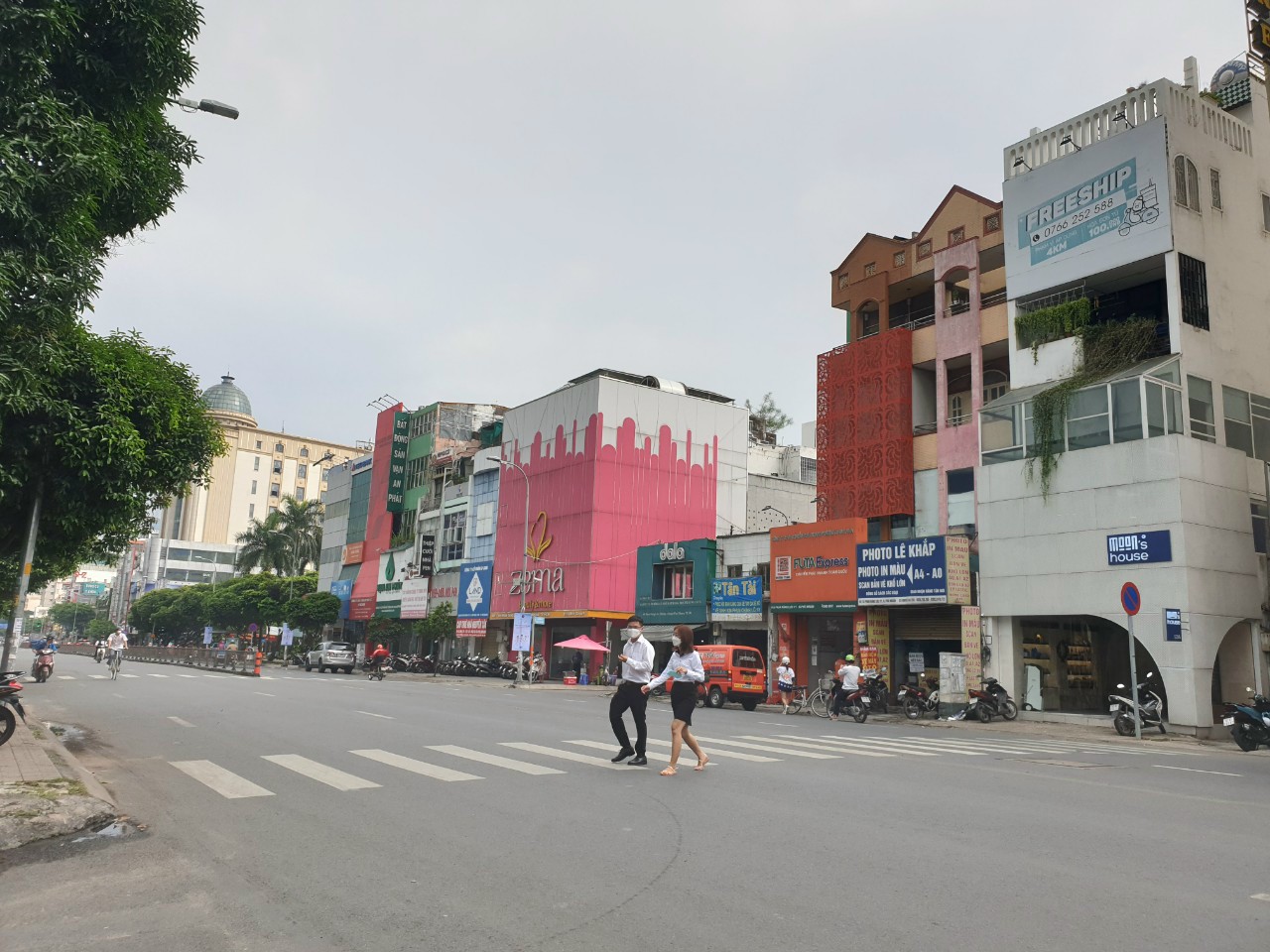 Góc 2 mặt tiền kinh doanh Phổ Quang gần sân bay Tân Sơn Nhất 5x21,5m - 5 tầng, hẻm hông 10m thông