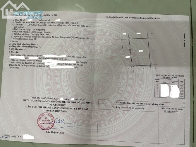 Cần Bán Gấp 1hecta Đất Mặt tiền đường Nguyễn Thị Đành, X.Xuân Thời Sơn, Hốc Môn, DT 100m x 100m. Gọi 0902838418