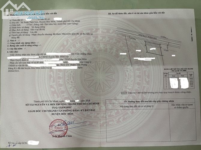 Cần Bán Gấp 1hecta Đất Mặt tiền đường Nguyễn Thị Đành, X.Xuân Thời Sơn, Hốc Môn, DT 100m x 100m. Gọi 0902838418