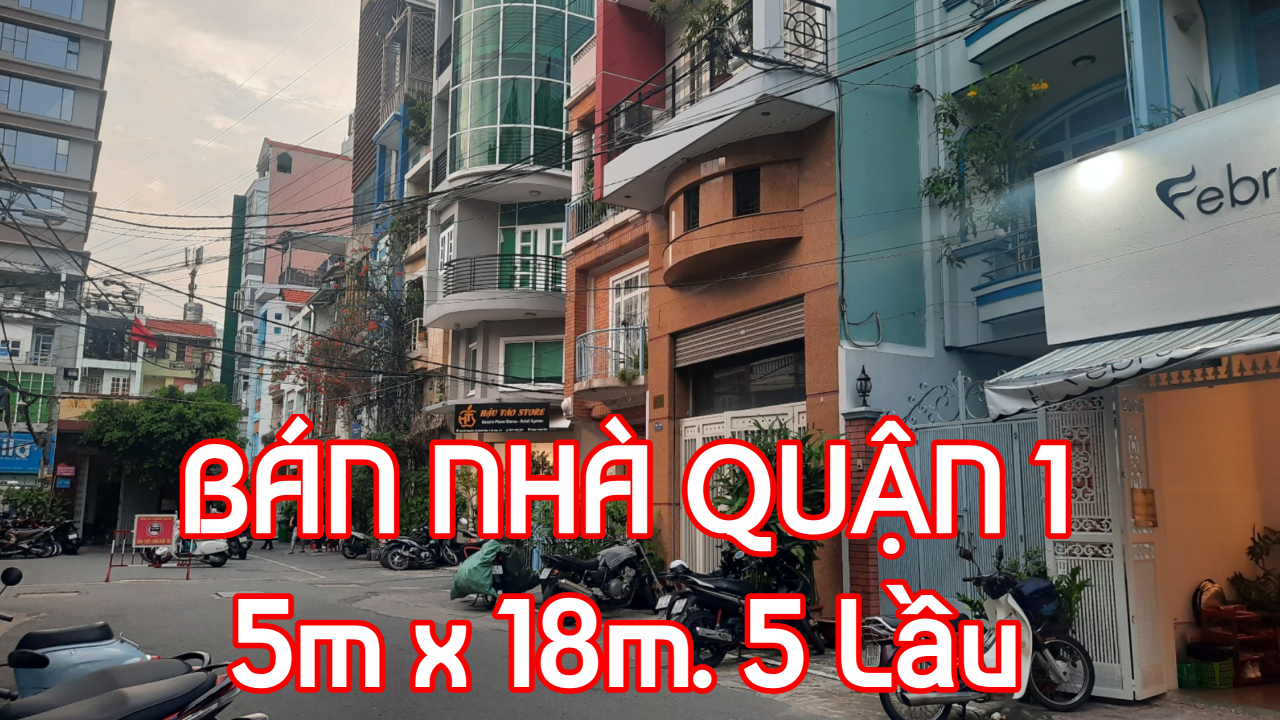 Bán nhà Nguyễn Thị Minh Khai. Quận 1, Hẻm 12m. 5 Lầu. Giá 25 Tỷ