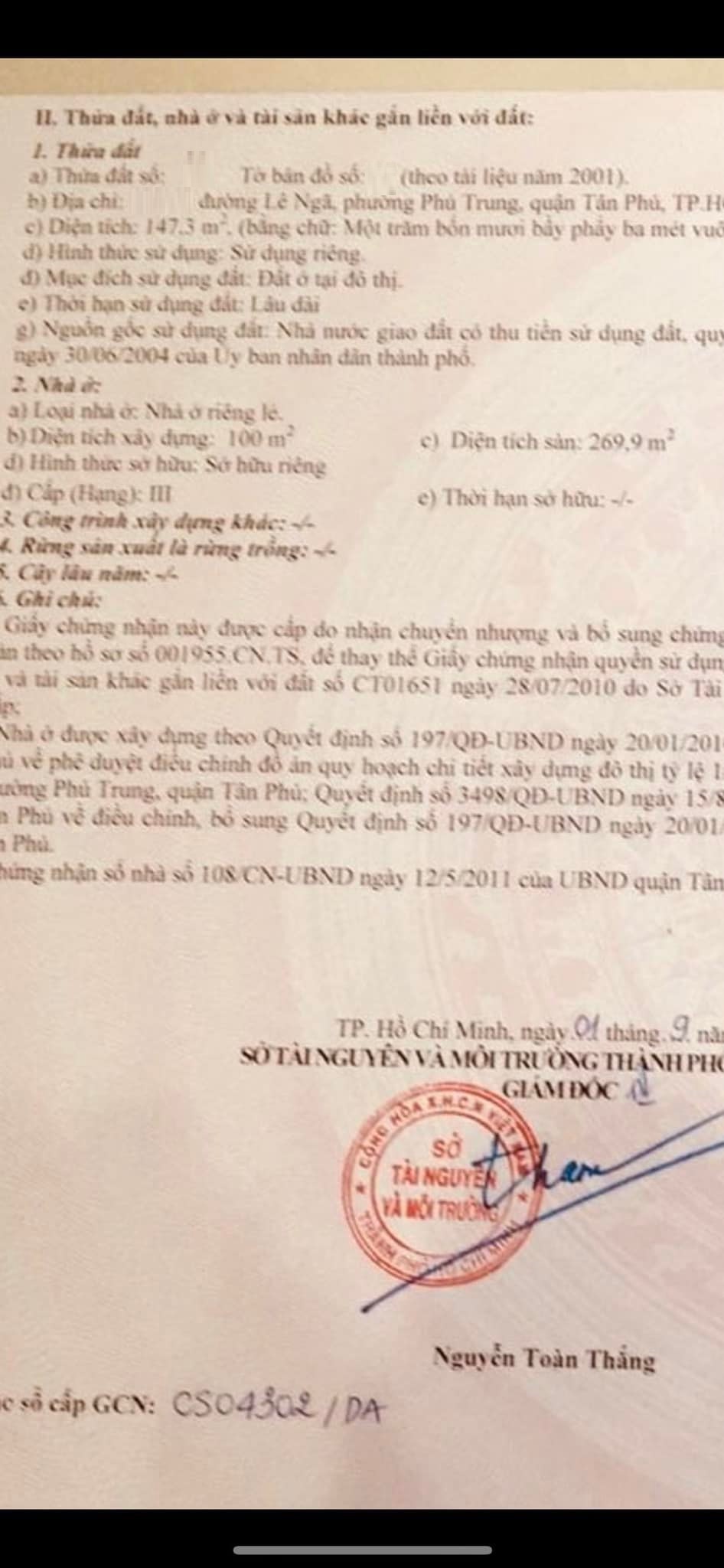 Bán Nhà 8x18m.2 Lầu.Khu Víp Hẻm Nội Bộ  Lê Ngã . P Phú Trung .Q Tân Phú.TPHCM