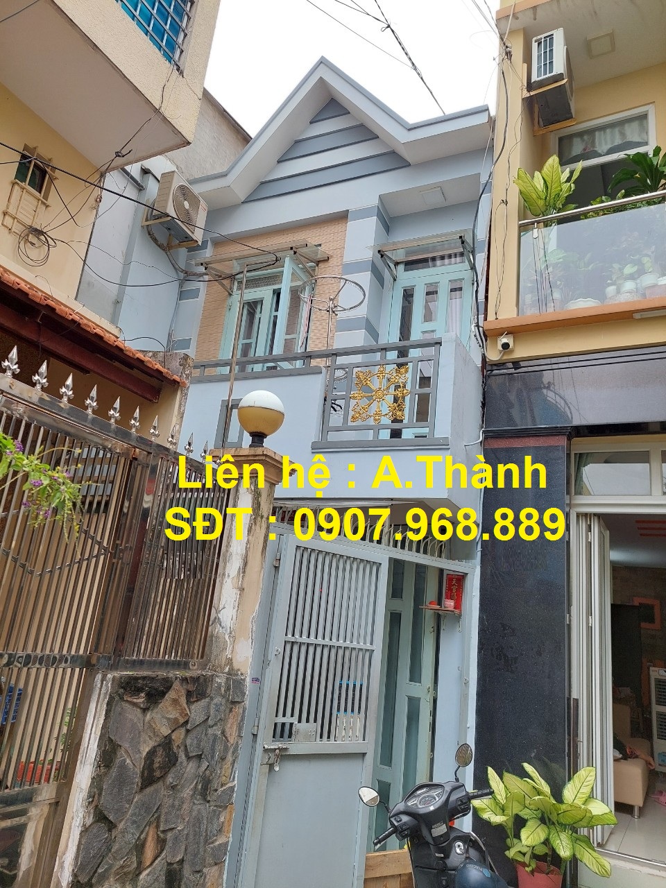 Nhà cho thuê 3m6 x 11m ,1 trệt , 1 lầu Đường Phạm Phú Thứ, Phường 3 ,Quận 6 