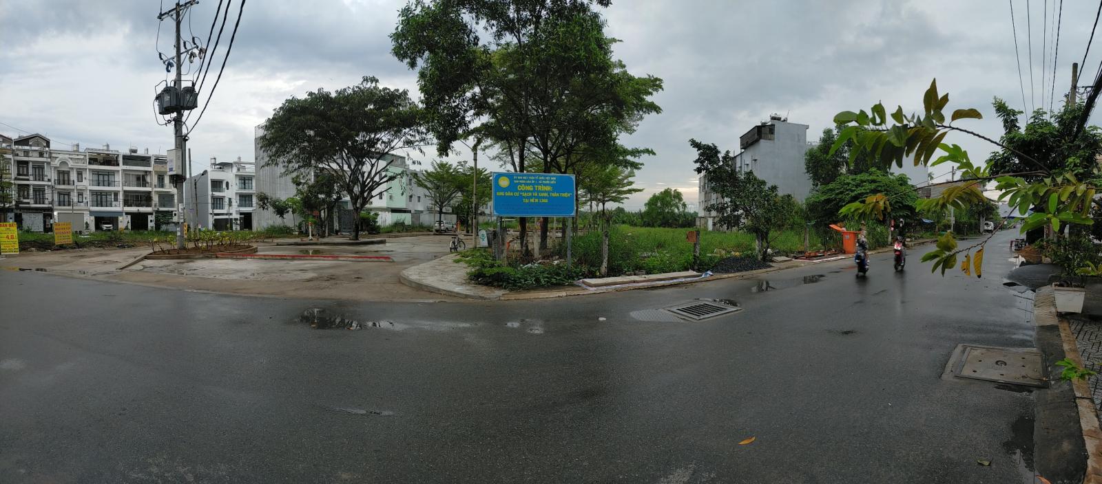 ĐẤT ĐỐI DIỆN CÔNG VIÊN, MT HẺM 1368 KẾT NỐI HẠ TẦNG DỰ ÁN GIA LONG & GS Metro City. GIÁ 4.6 TỶ/NỀN