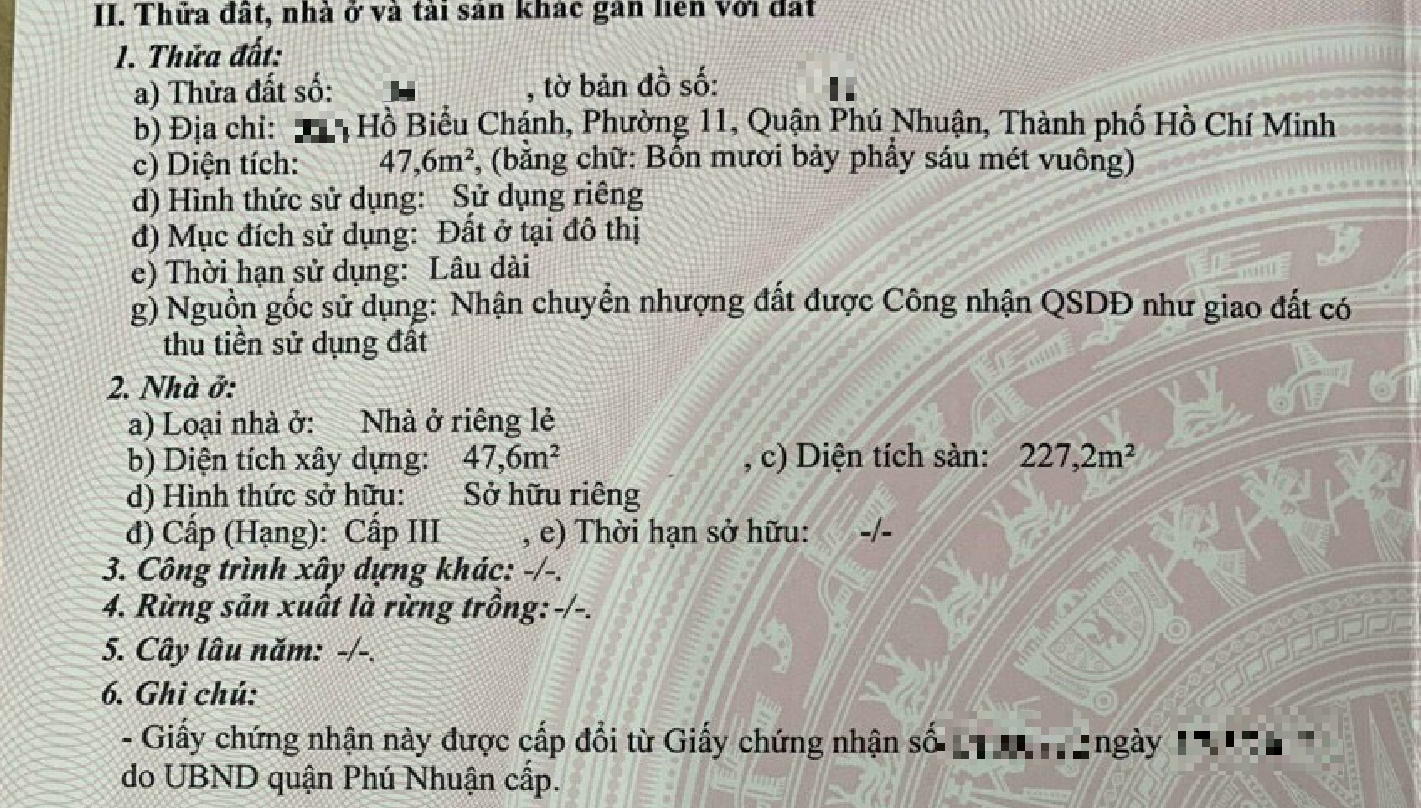  kẹt nợ bán nhà MT Hồ Biểu Chánh, Phường 11, Quận Phú Nhuận - 5 Lầu