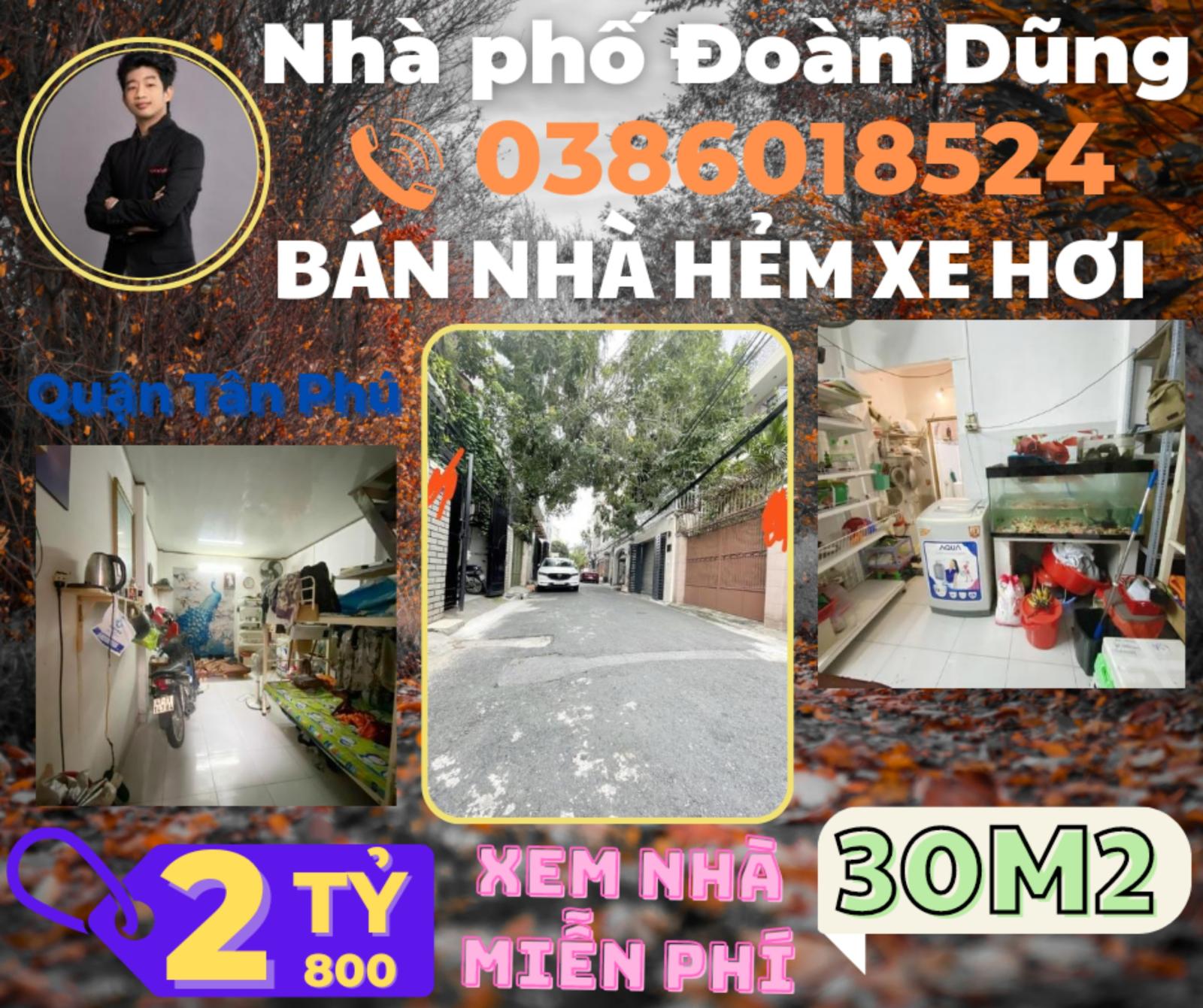 HXH Trương Công Định Quận Tân Bình 30M2 chỉ 2 tỷ 8. Liên hệ: 0386018524.  