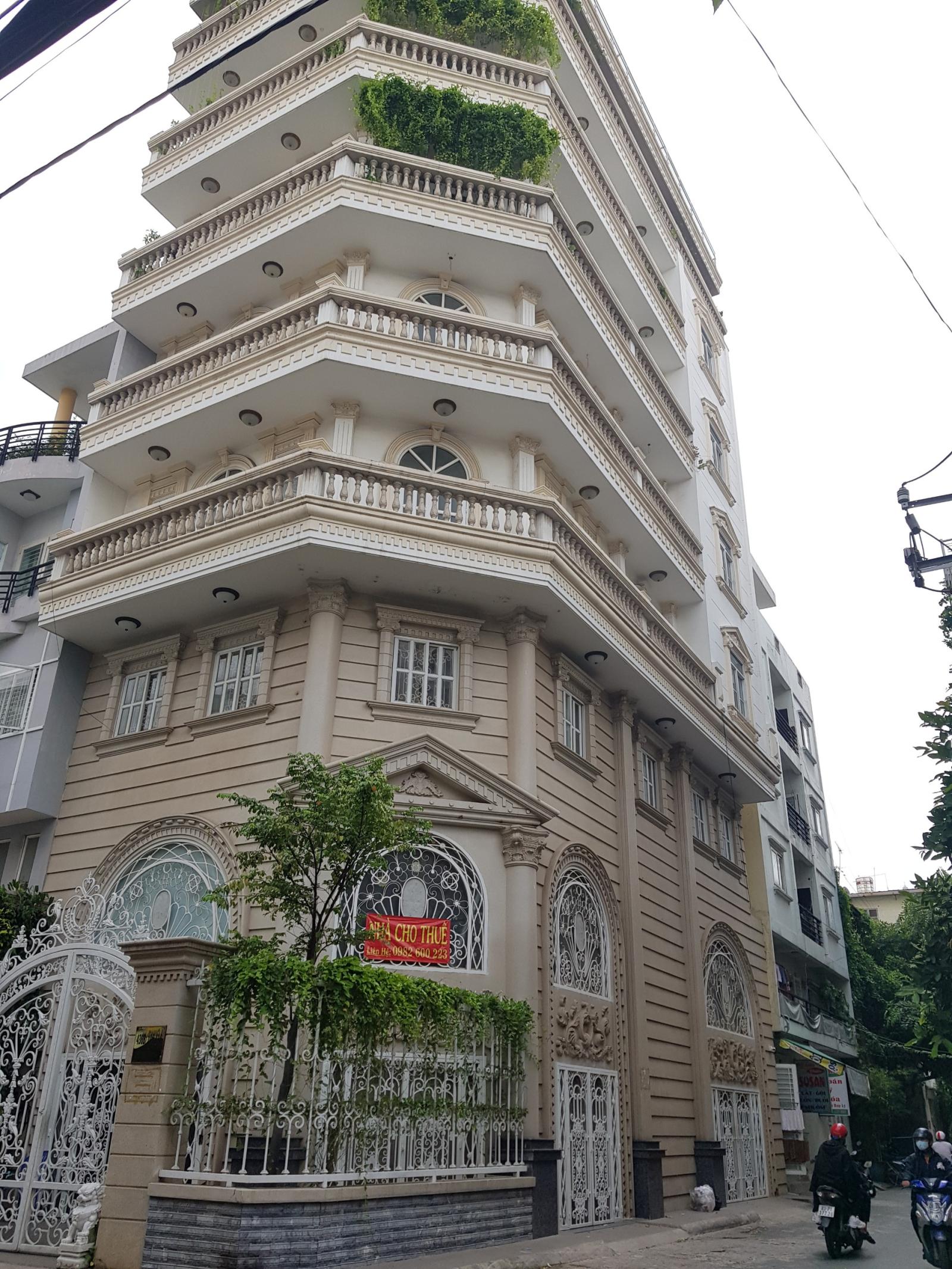 Kẹt tiền cần bán tòa nhà đường Lê Văn Sỹ P1 Q Tân Bình DT 8.7x27m 1H6L thu nhập 200tr. Giá 46 tỷ