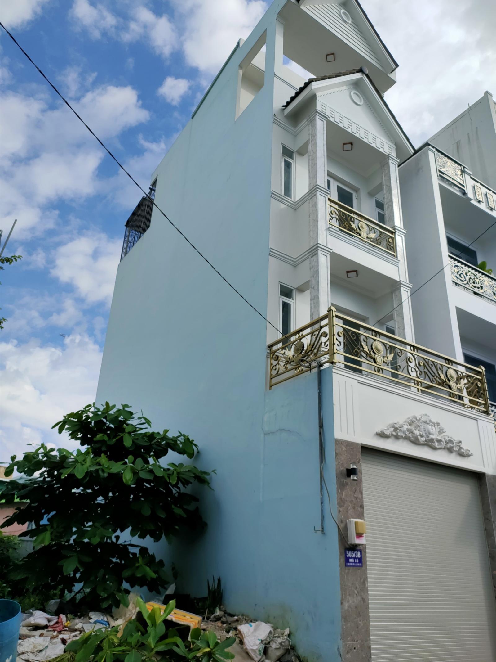 BÁN NHÀ ĐƯỜNG MÃ LÒ,P BHH A. Q BÌNH TÂN, HẺM XE HƠI  5,4 TỶ Tel 08.777.37.357