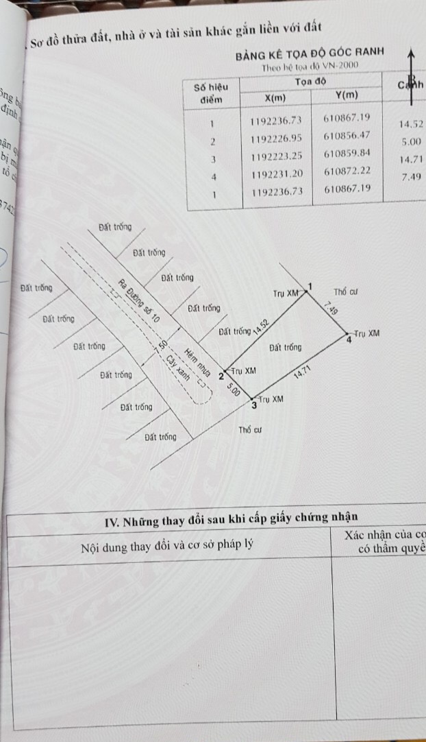 Chính chủ gửi bán đất thổ cư khu phân lô đường 10 cách Nguyễn Thị Định 100m, gần chợ, 90,5m2, ngang 5m nở hậu hơn 7m. mặt tiền ô tô 💥 0903034123