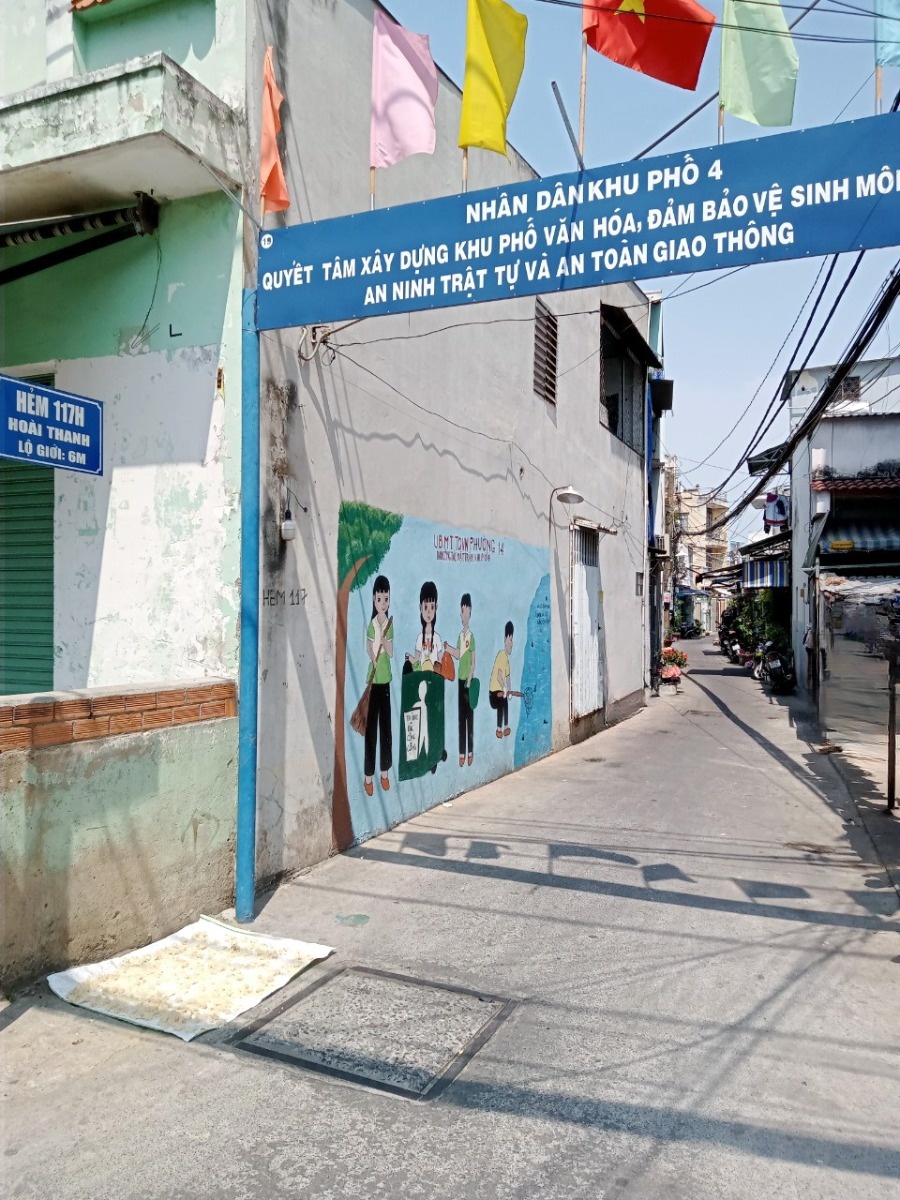Nhà bán hẻm 117H Hoài Thanh P14Q8 Giá : 2 Tỷ 250