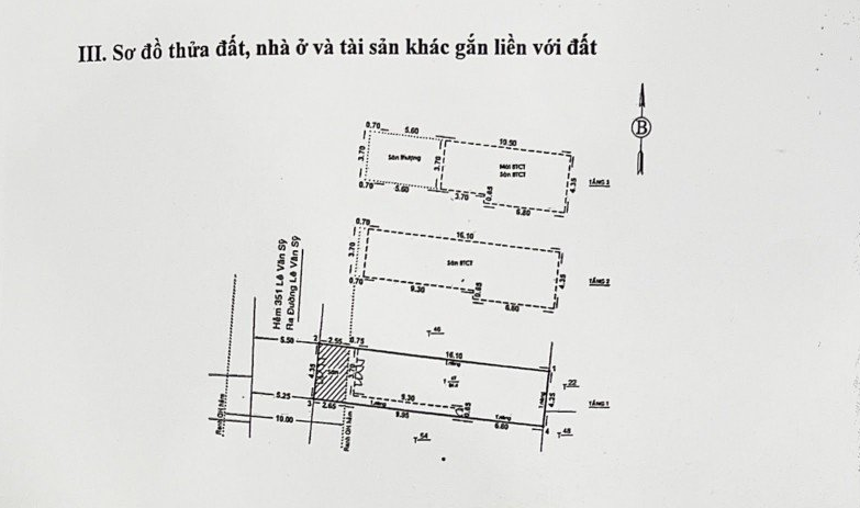 Bán gấp nhà đường Lê Văn Sỹ, DT 4.5x17, 3 tầng, giá 16,8 tỷ