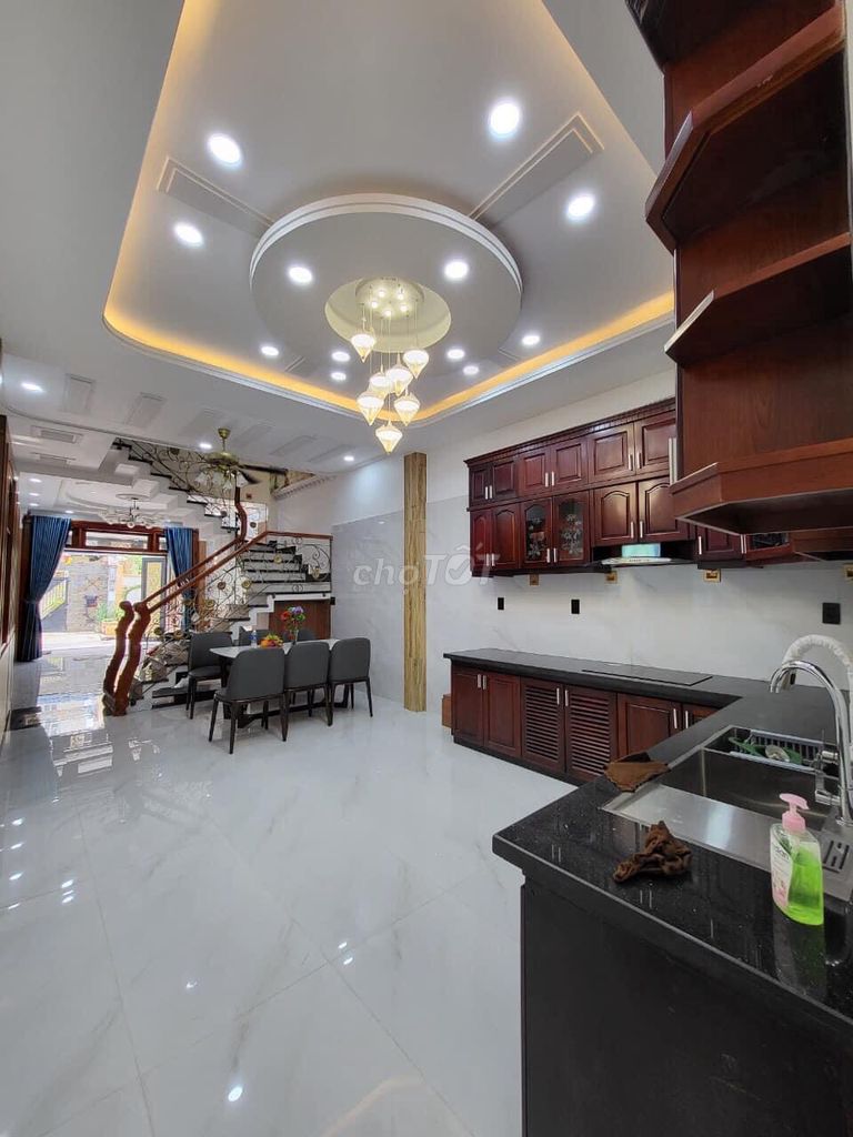 Nhà phố cao cấp đường Quang Trung 1Trệt 3 Lầu