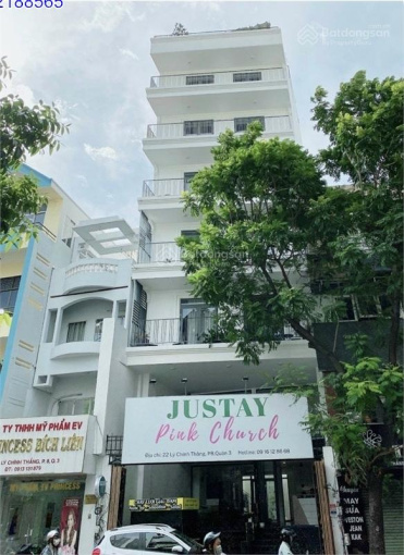Bán nhà mặt tiền 22 Lý Chính Thắng Phường 8 Quận 3, DT 7,4 x 19m, HĐT 140tr/th