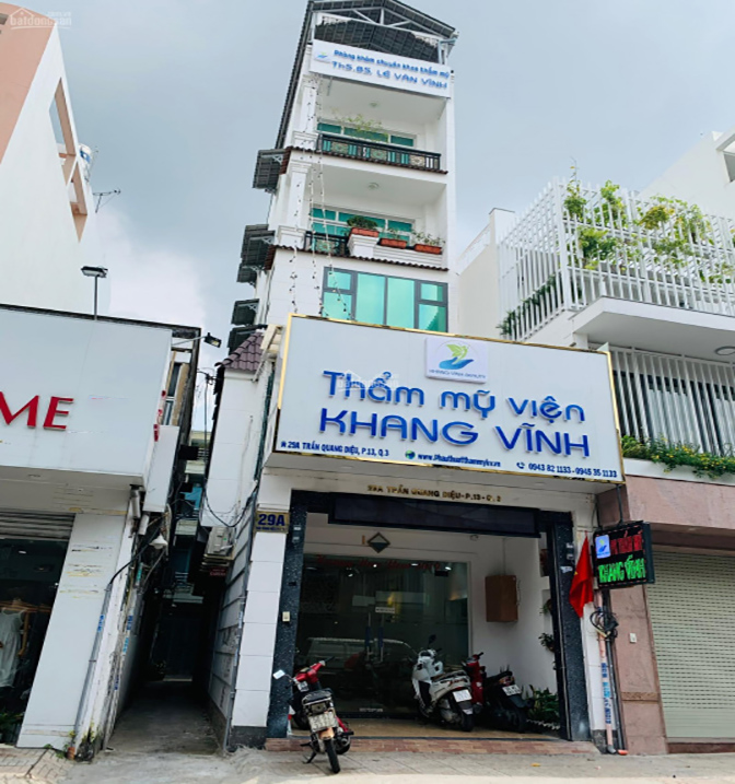 Bán nhà 1T5L có thang máy góc 3 mặt tiền Trần Quang Diệu Q3 HĐT 60tr/tháng