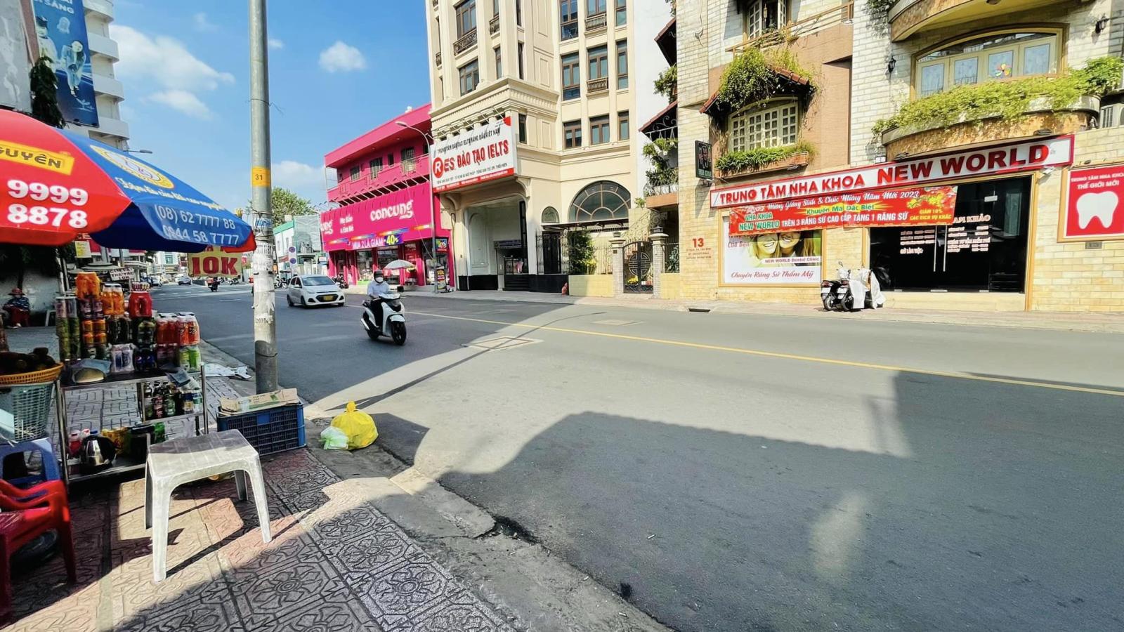 (Tân Bình)Bán gấp nhà mặt tiền căn góc siêu đẹp Nguyễn Thái Bình 52m2 5tầng 19.5tỷ.