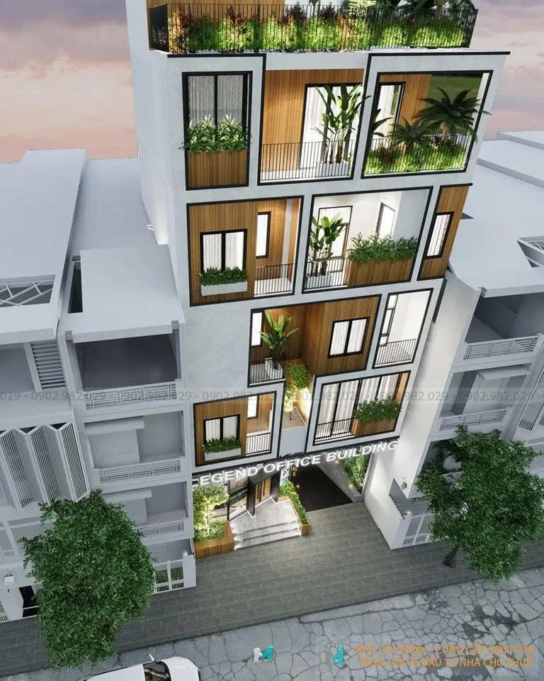 Bán căn hộ cho thuê, góc 2 MT hẻm đường Phan Huy Ích, DT: 12 x 22m, 8 tầng.