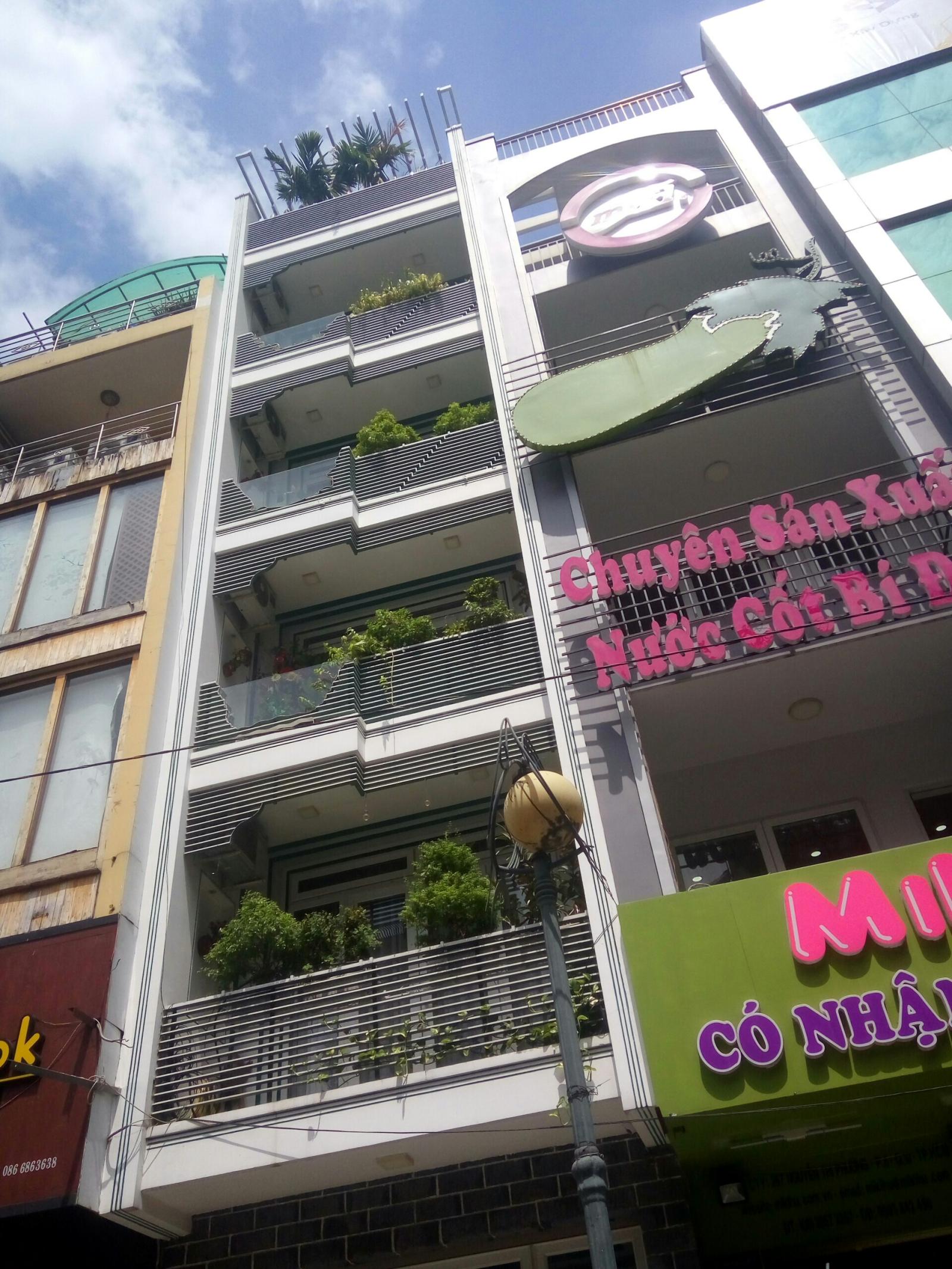 Bán nhà mặt tiền đường Hòa Hảo Q.10, nhà 5 lầu thang máy mới đẹp giá 12.5 tỷ TL