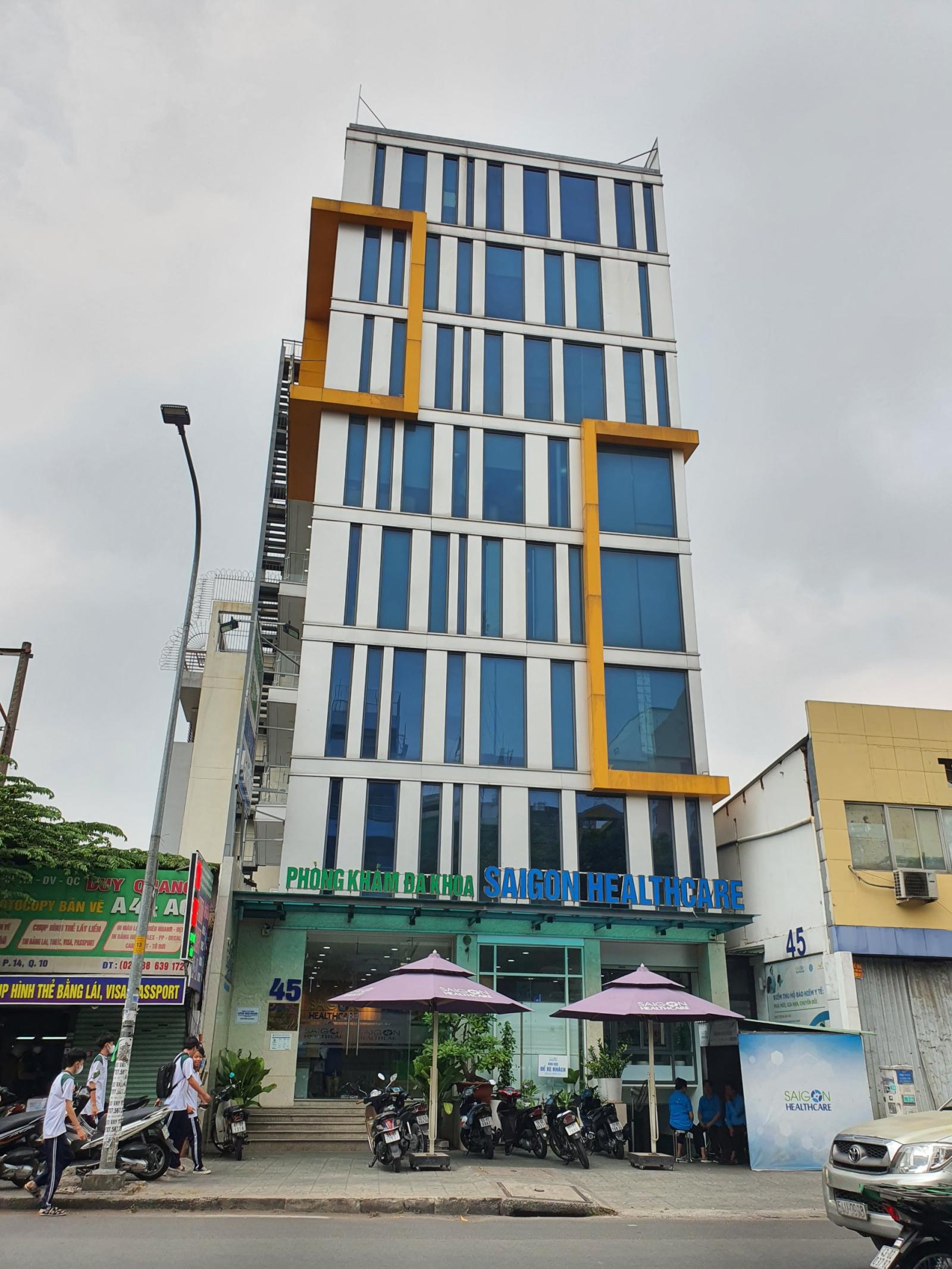 Building mặt tiền Thành Thái, Quận 10 (13 x 17m) hầm 8 tầng HĐT 300tr/th gía 80 tỷ