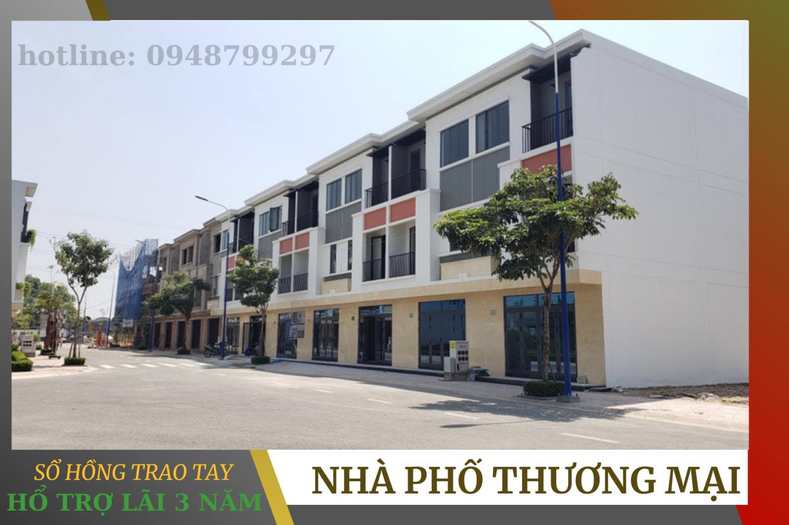 Bán nhà phố thương mại 2 tỷ 7 Bình Dương