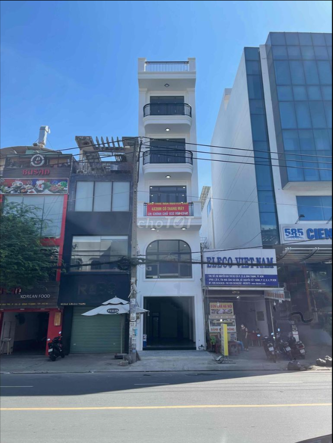 Tòa nhà 7 tầng mặt tiền đường Võ Thị Sáu Phường 6 Q3 DT 4,5x19 Thu nhập 150 triệu/tháng 