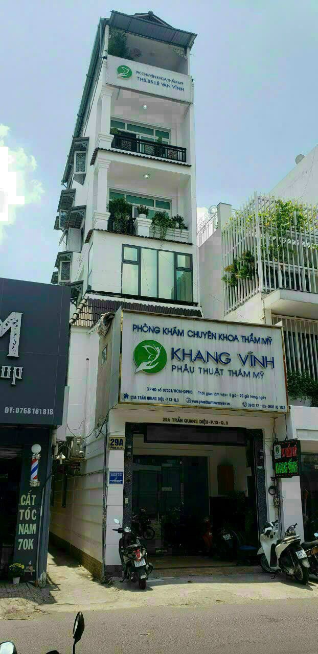 Bán nhà góc 2 Mặt Tiền đường Trần Quang Diệu, Q3 - 5 LẦU Thang máy 