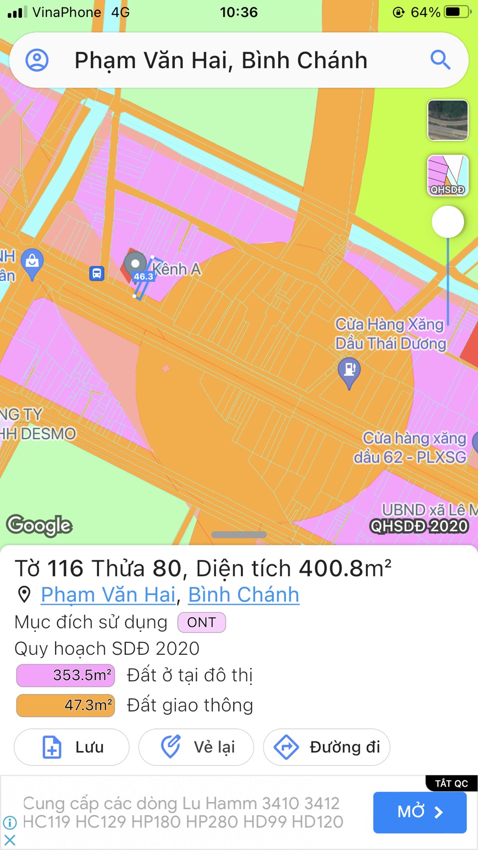 Bán nhà MT Trần Văn Giàu 342m2 thổ cư, giá 15 tỷ