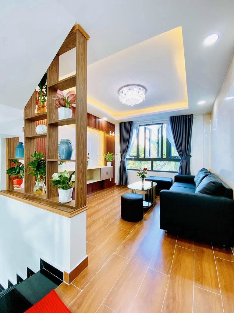 Bán nhà đẹp 3 lầu hẻm xe hơi (3,5x12) Đường số 1 phường 13 Gò Vấp 4,6 tỷ
