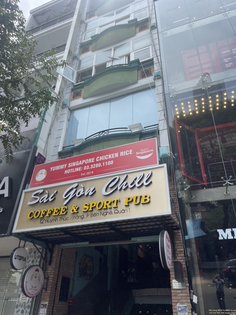 Cho thuê nhà mặt tiền Huỳnh Thúc Kháng Q1, dt:4x16m giá 4000$/th
