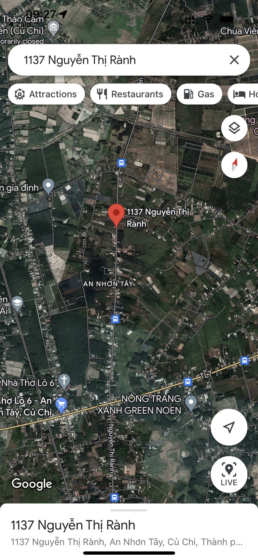  Bán đất MT Nguyễn Thị Rành, An Nhơn Tây, Củ Chi: 25 x 45, giá 8,5 tỷ