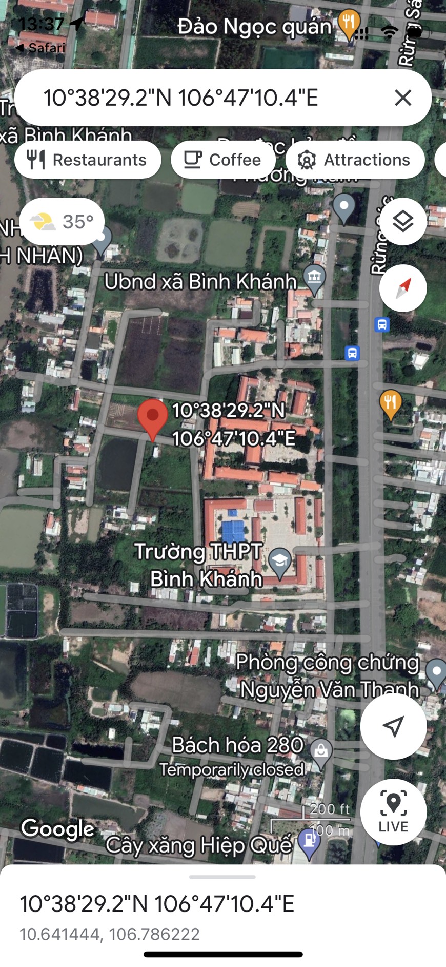 Bán đất Bình Khánh, Cần Giờ: 5 x 21, giá 2,3 tỷ