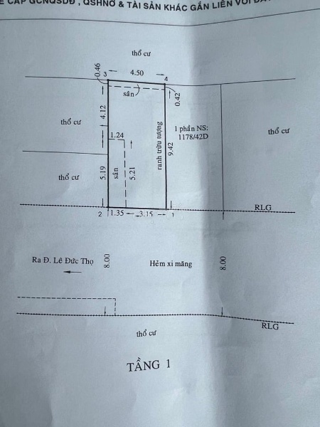 Giảm 750tr, Bán đất tặng 3 căn nhà 9x10m Hẻm 8m Lê Đức Thọ chỉ 6.85 tỷ