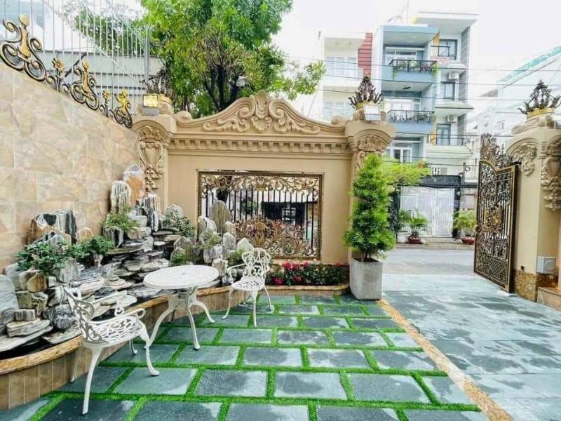 Bán biệt thự siêu đẹp Quang trung - EMart 2, P12, GV, DT 8x25m, 1 hầm 5 lầu, thang máy, giá 42 tỷ TL