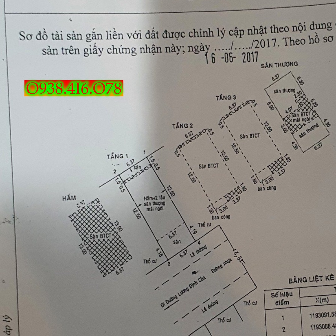 Bán nhà khu biệt lập Lương Định Của, Quận 2, 116m2, 1 hầm 3 tầng ST, nhà mới, Hướng Đông Nam