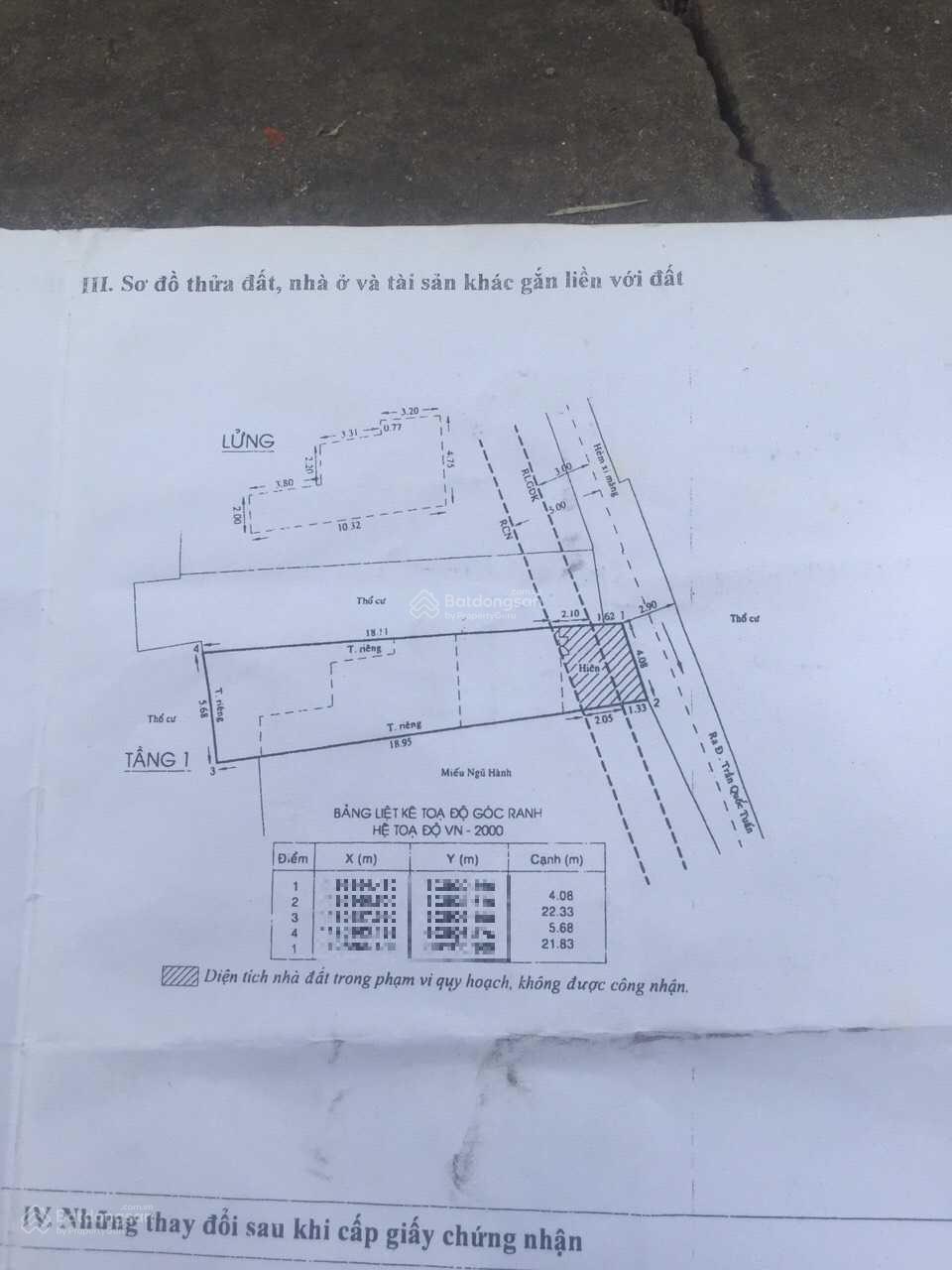 Chử gửi bán nhà C4 Trần Quốc Tuấn, P1, Gò Vấp. DT (4X20m) nở hậu 5,7m. Giá 6,8 tỷ TL