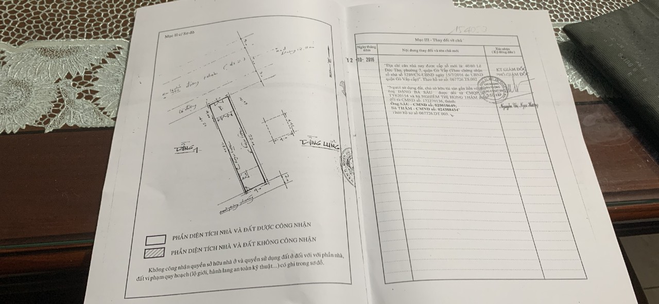 Bán nhà đường Lê Đức Thọ, Phường 7, Gò Vấp, Tp.HCM diện tích 88m2, 4 tầng  giá 11 Tỷ