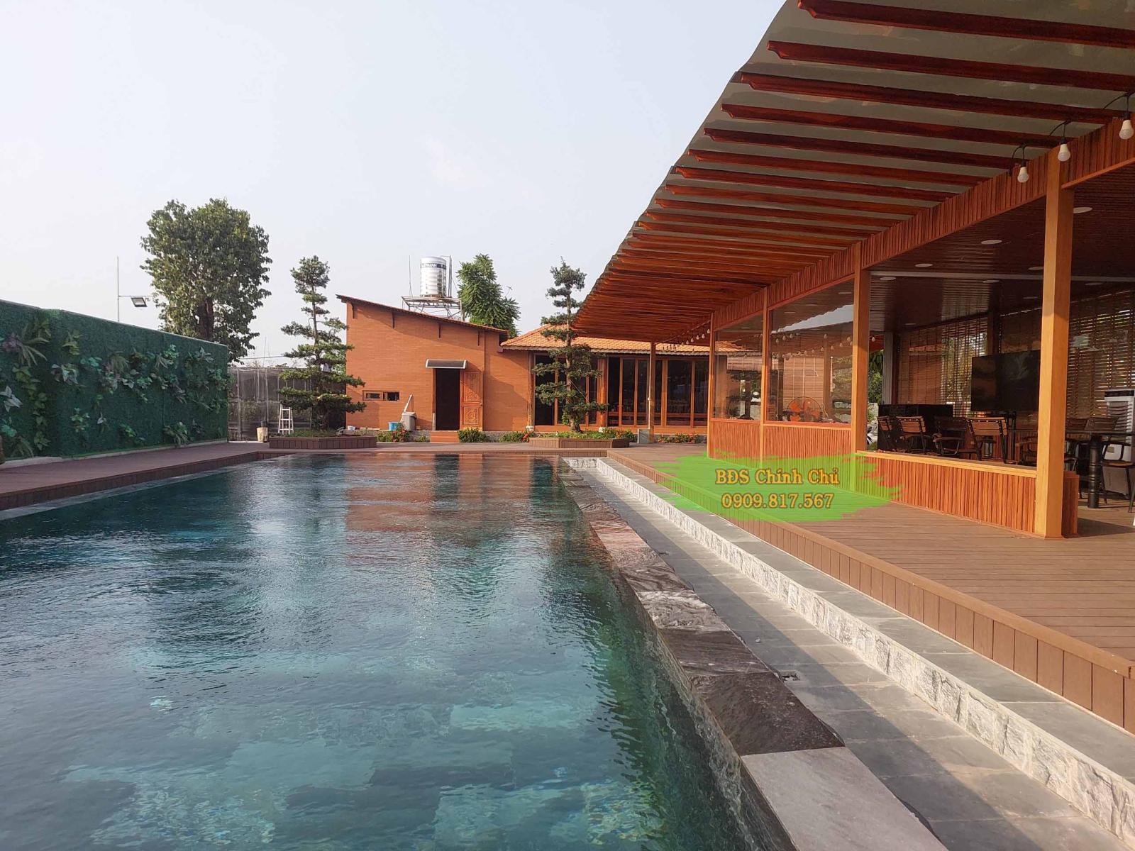 Resort đồng quê, nghỉ dưỡng ngoại thành, 10100m2, hồ bơi, đồng ruộng, vườn cây ăn trái cây cảnh