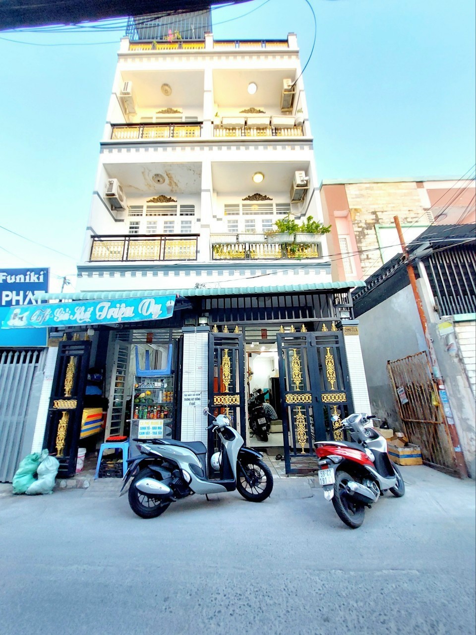 Bán nhà mặt tiền hẻm 1886 Huỳnh Tấn Phát, Nhà Bè, 3 lầu.Giá 1,98 tỷ