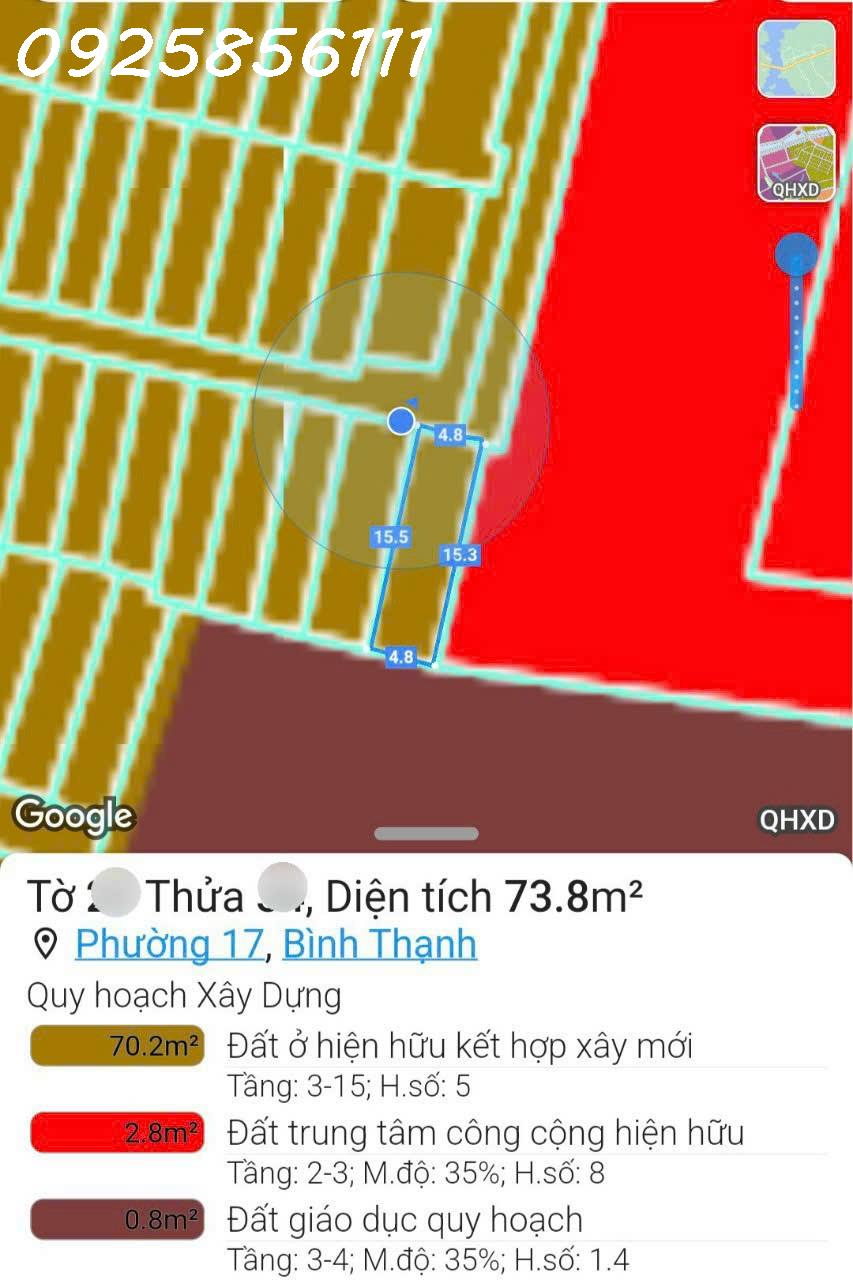 Bán nhà cô chủ 60 tuổi, hẻm ô tô giáp Quận 1 Nguyễn Cửu Vân 72 m hơn 10 tỷ