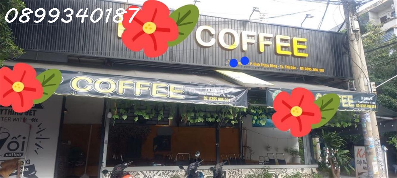 Chính chủ cần sang gấp quán caffe đang kinh doanh tại Đường Nguyễn Duy Trinh, Phường Bình Trưng