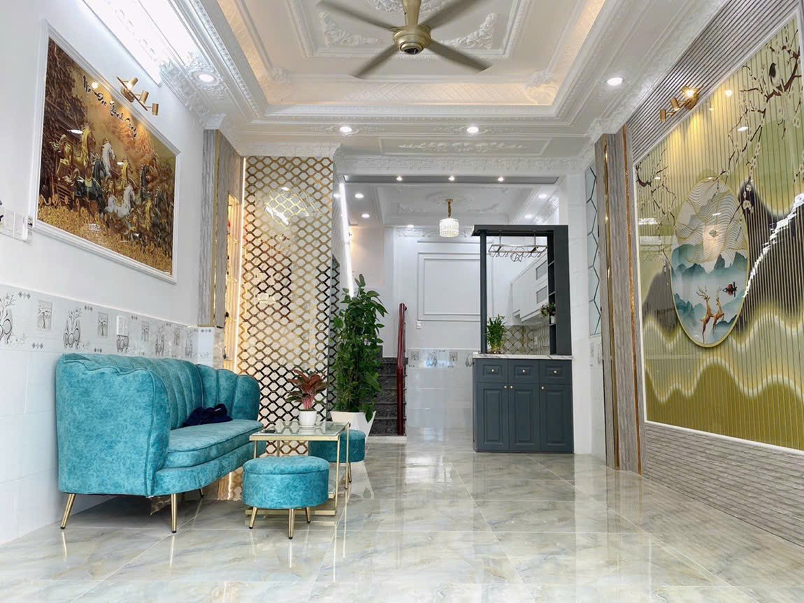 Bán nhà đẹp hẻm 2020 Huỳnh Tấn Phát, Nhà Bè,Dt 4x12m, 3 lầu. Giá 3,49 tỷ
